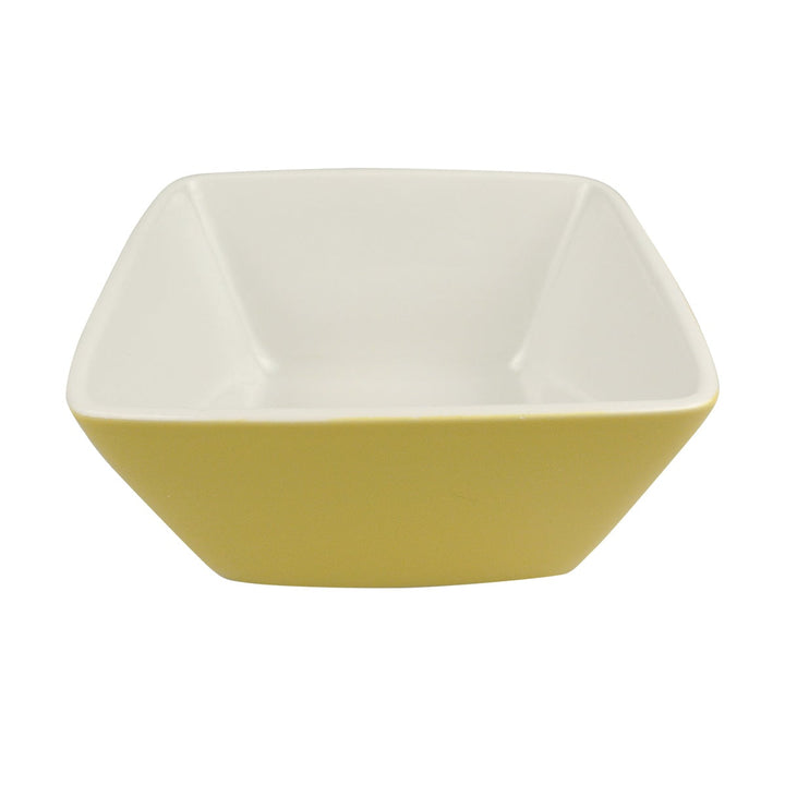 Cardinal R0484 5-1/8" Porcelain Square Mix Up Lemon Bowl Cardinal