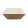 Cardinal R0486 7" Porcelain Square Mix Up Bowl Chocolate
