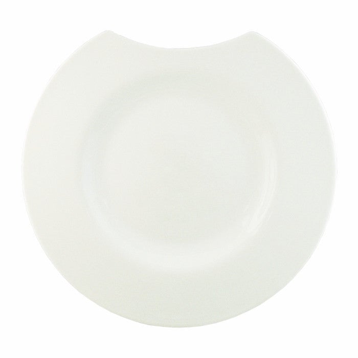 Cardinal R0503 9.75" White Ceramic Crunchy Plate