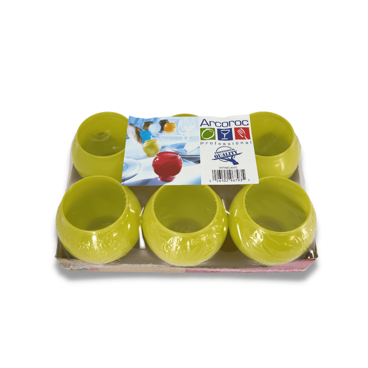 Cardinal Rytmo Votive 3.25" Green Glass Votive 6/Box Cardinal