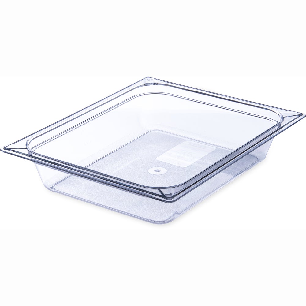Carlisle StorPlus 10220B07 1/2 Size Clear 2.5" Deep Food Pan Carlisle