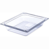 Carlisle StorPlus 10220B07 1/2 Size Clear 2.5" Deep Food Pan