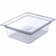Carlisle StorPlus 10221B-07 1/2 Size Clear 4" Deep Food Pan
