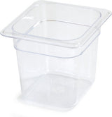Carlisle StorPlus 3068507 1/6 Size Clear 6" Deep Insert Pan