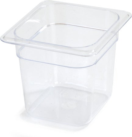 Carlisle StorPlus 3068507 1/6 Size Clear 6" Deep Insert Pan
