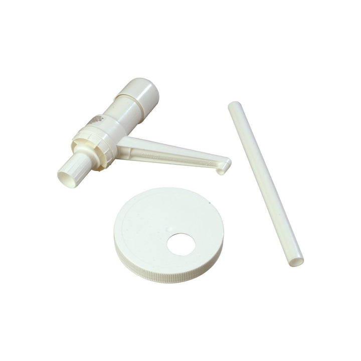 Carlisle 38610110P White 9" Dip Tube Pump and Lid Carlisle