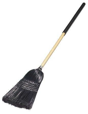 Carlisle 4167903 Black Warehouse Janitor Broom