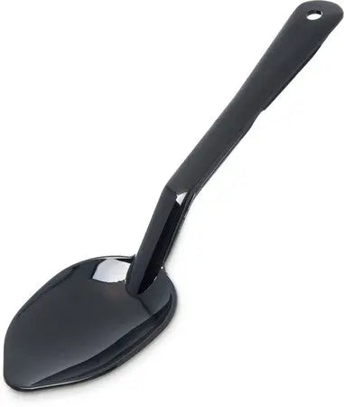 Carlisle 441003 11" Black Solid Spoon Carlisle