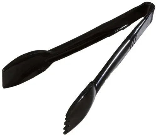 Carlisle 460903 9" Black Salad Tongs Carlisle