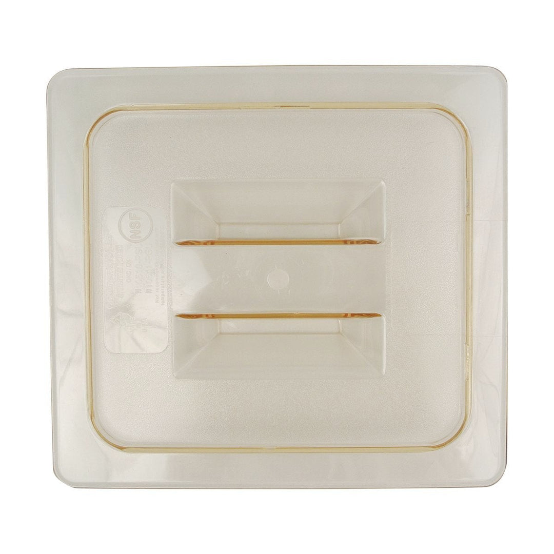 Carlisle StorPlus CC1051013 1/6 Size Amber Food Pan Lid Carlisle
