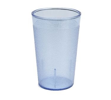 Carlisle Dinex DX550654 Ice Blue Pebbled SAN Tumbler 9.5 oz Carlisle