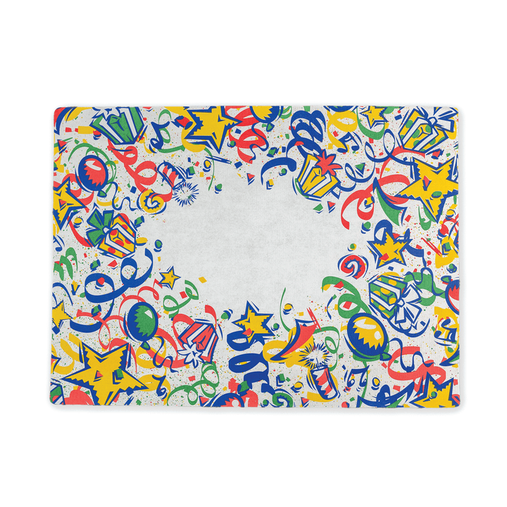Carlisle Dinex DXHS701I001 Celebration Design Tray Cover - 100 Pack Carlisle