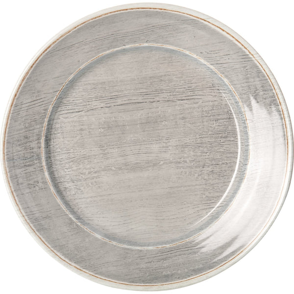 Carlisle Grove 6400418 Smoke Melamine Round Charger 12.5
