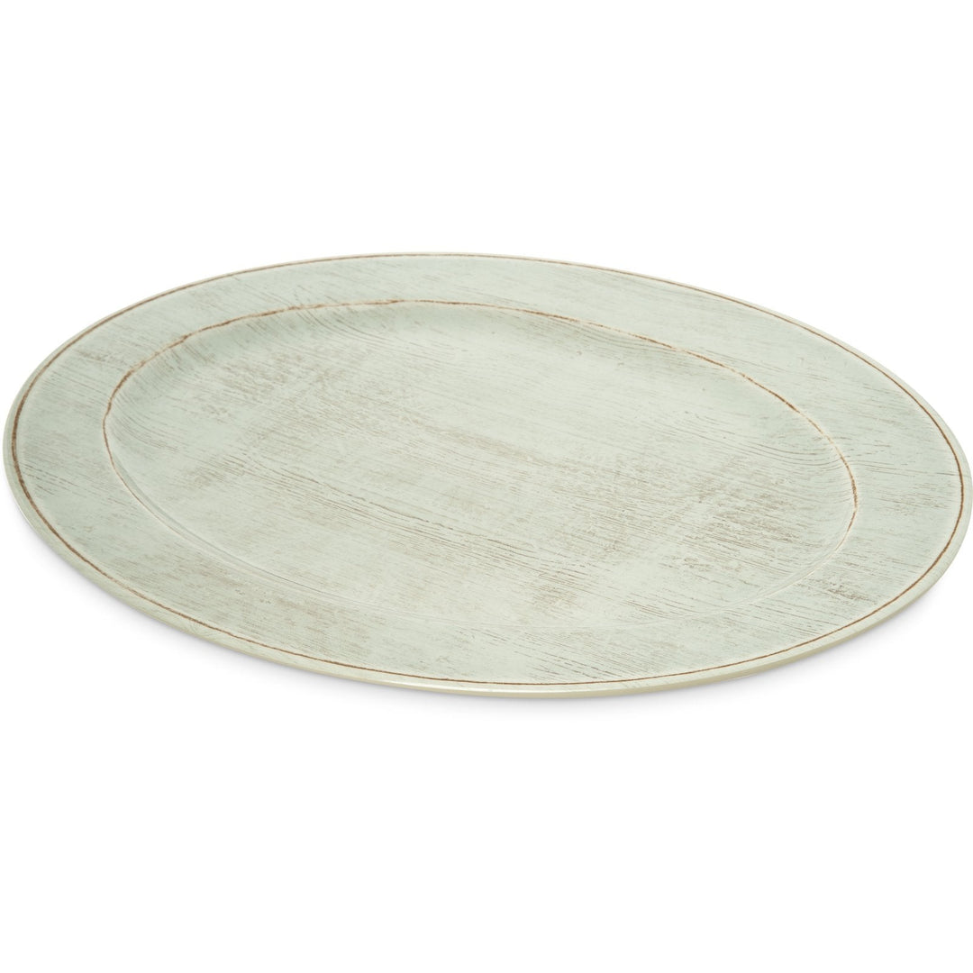 Carlisle Grove 6402106 Buff Melamine Oval Platter 20" x 14" Carlisle