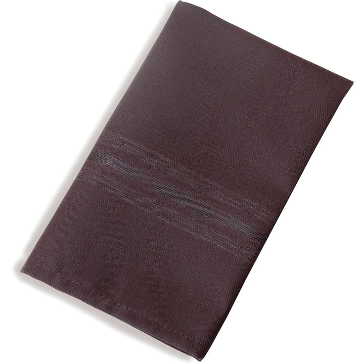 Carlisle Softweave 53761822NH515 Tone on Tone Epicure Chocolate Napkins 18" x 22" Carlisle