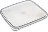 Carlisle StorPlus Square Food Storage Container Lid 2-4 Qt Translucent