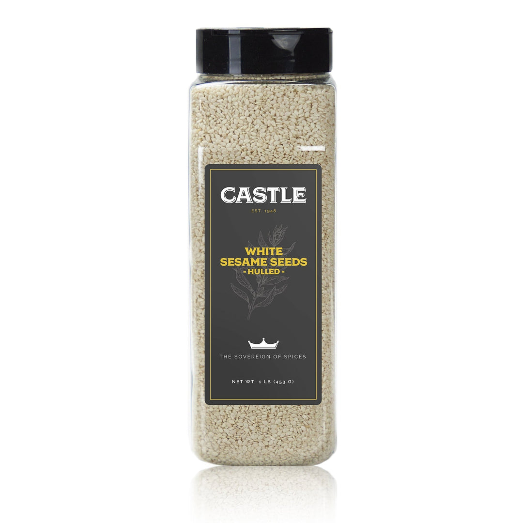 Castle White Sesame Seeds - Hulled 16 oz