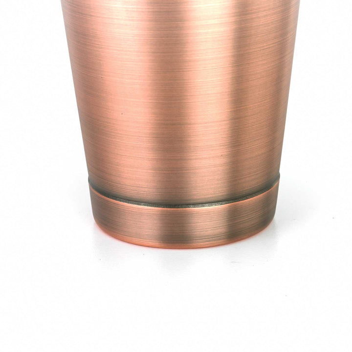 Barfly M37008ACP Antique Copper Bar Shaker 28 oz 6/Case