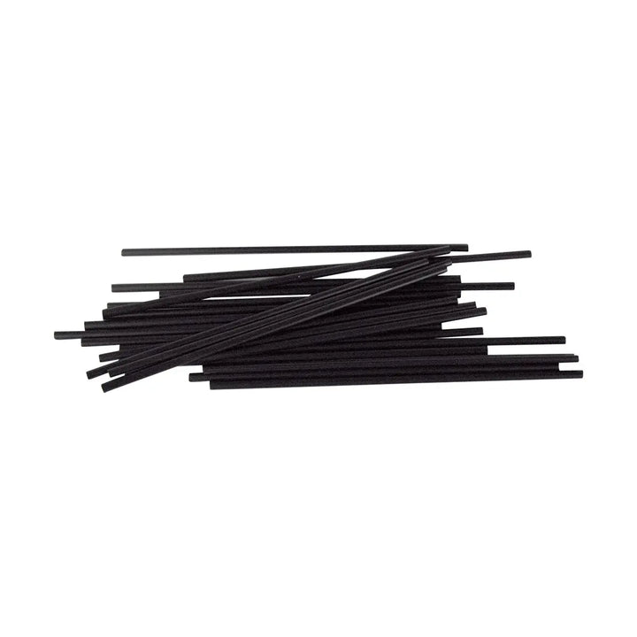 Cell-O-Core 5.25" Black Sip Stix Stirrers