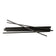 7.75" Black Slim Straws – Unwrapped Plastic Drink Straws