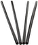 8" Black Smoothie Straws – Wide Plastic Fat Straws