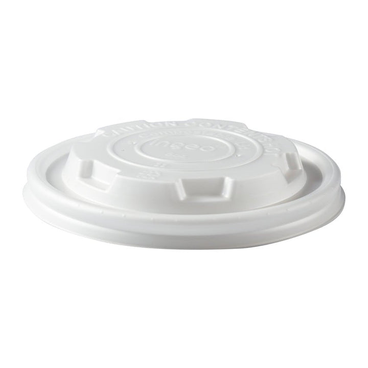 AmerCareRoyal CFCL-8 CPLA Compostable Lid for 8 oz Container AmerCareRoyal