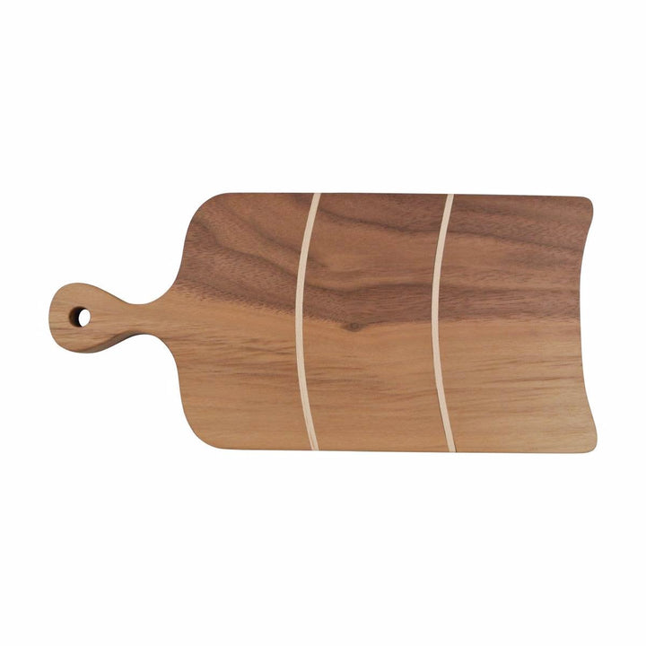 Cheforward Affirm Rectangle Arched Board w/Maple Inlay & Handle Cheforward