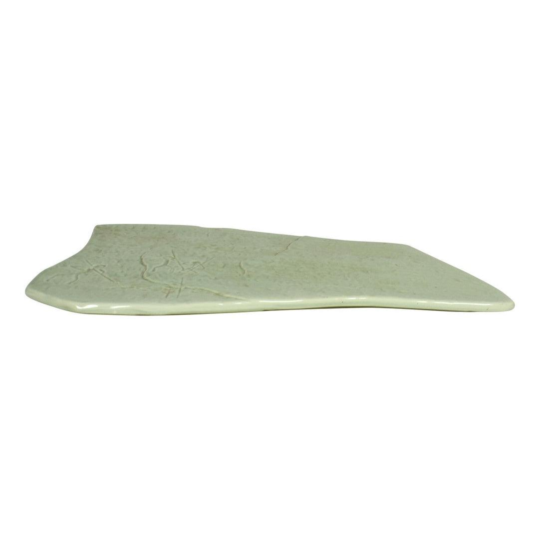 Cheforward Prevail Mint Green Natural Shape Platter 15.4"