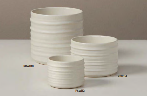 American Metalcraft PCWH4 4 Oz Round White Porcelain Sauce Cup with Ribbed Sides American Metalcraft