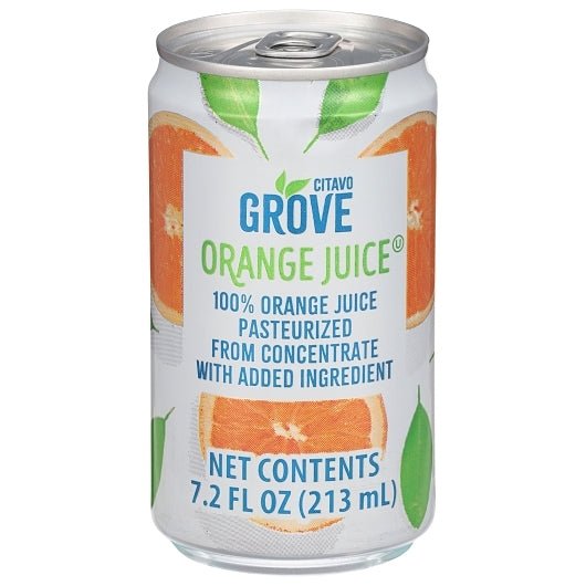 Citavo Grove 7.2 oz 100% Orange Juice 24/CaseShopAtDean