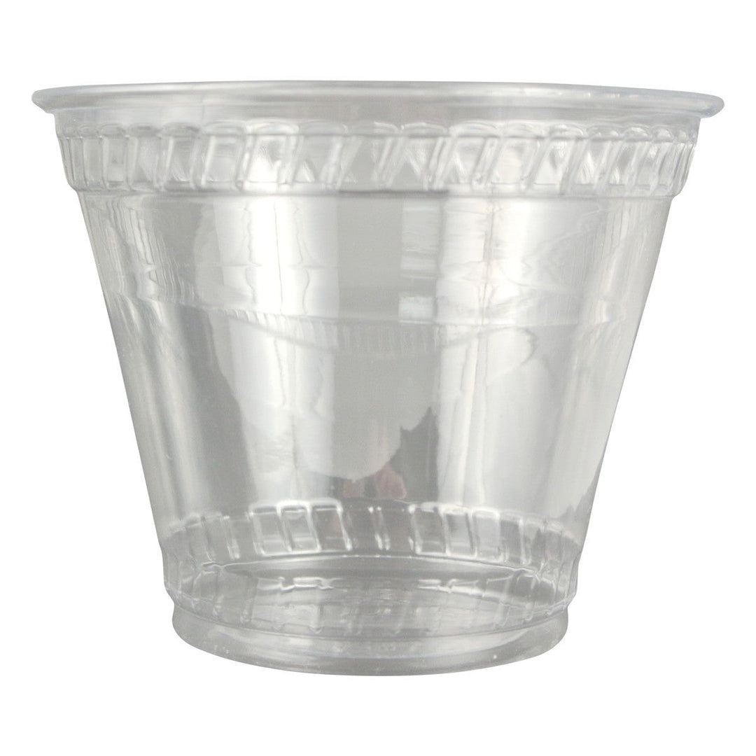 Clear 9 Oz Squat Cups PET