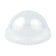 Clear PET Dome Lid with 2.25" Hole