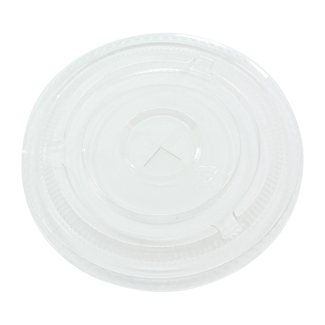 Clear PET Straw Slot Lid for 10 oz Cup (PET-810-F)