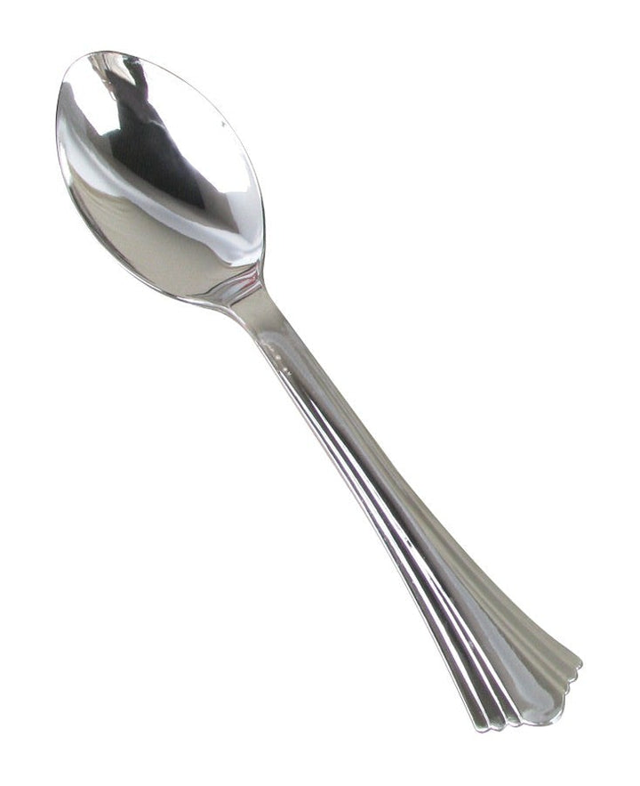 WNA 620155 Reflections Silver Plastic Teaspoons WNA