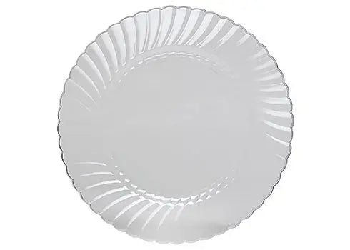 WNA CW9180CL Classicware 9" Clear Heavy Duty Plates WNA