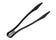 WNA APT65TNGBL Comet 6.5" Tongs Black