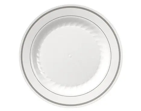 WNA MP10WSLVR Comet Masterpiece 10" Plates Silver Rim WNA