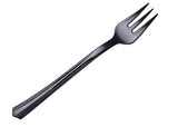 WNA APTFKBK Comet Petites 4.2" Tasting Fork Black