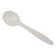Greenwave SSPOON-WHT White Compostable Soup Spoon