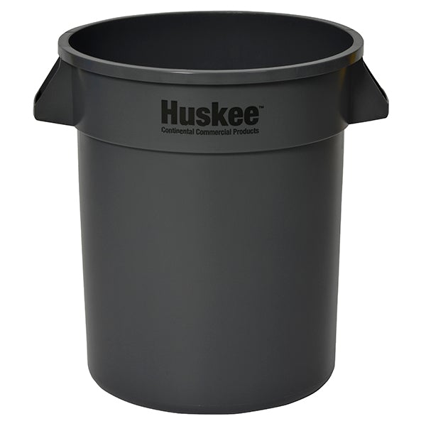 Continental 2000GY 20 Gallon Grey Huskee Round Receptacle