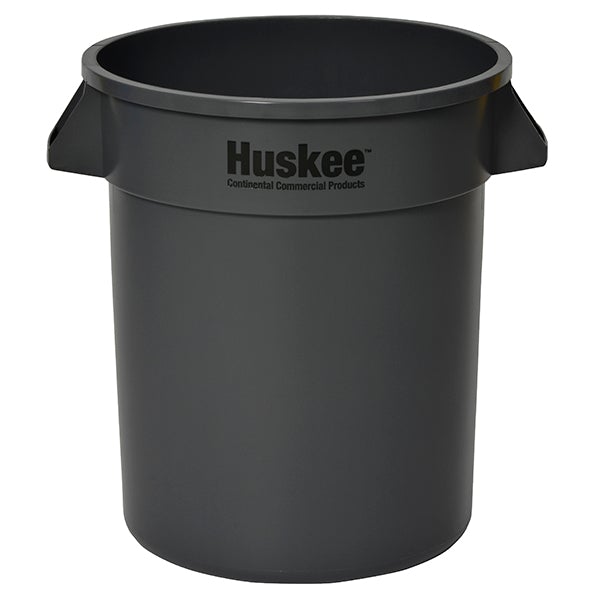 Continental 2000GY 20 Gallon Grey Huskee Round Receptacle Continental