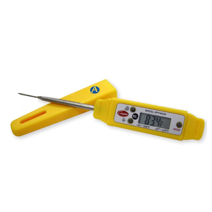 Cooper Digital Pocket Waterproof Pen Style Thermometer -40-392 F (DPP400W-0-8)