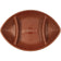 Creative Converting 102248 17" x 11.6" Plastic Football Chip and Dip Tray Creative Converting