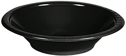 12 Oz Black Plastic Bowls