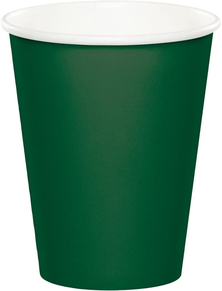 Creative Converting 9 Oz Hunter Green Paper Cups Creative Converting