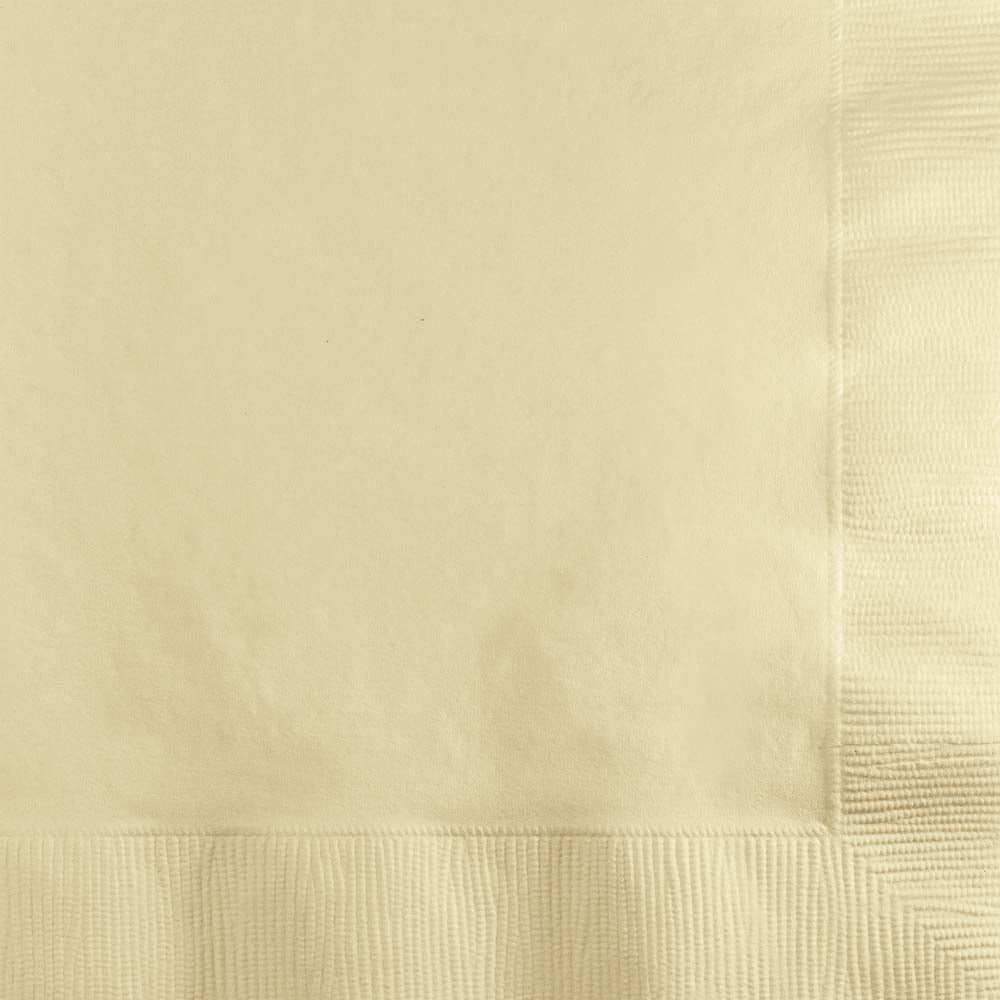 13" X 13" Ivory Paper Lunch Napkins