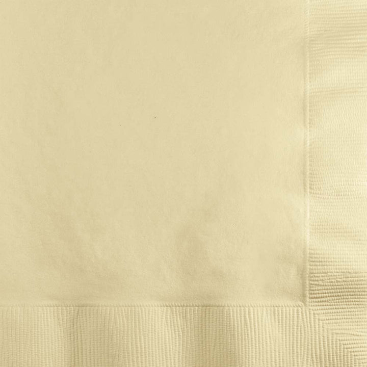 Creative Converting 13" X 13" Ivory Paper Lunch Napkins Creative Converting