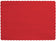 Creative Converting 863548B 9.5" x 13.375" Classic Red Paper Placemats, 600/Case