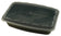 CuBE CR-1156B 56 Oz Black Bottom Rectangle Container Combo 100/Case