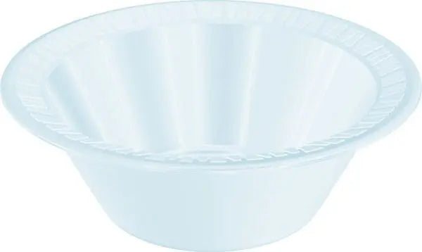 Dart 12BWWCR 10-12 Oz Concorde White Foam Bowls